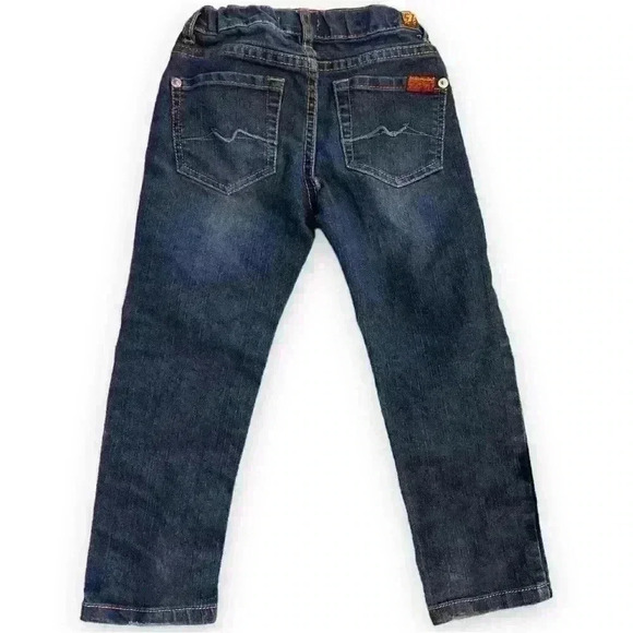 7 for all Mankind Straight Leg Jeans Sz 4T - Picture 3 of 10